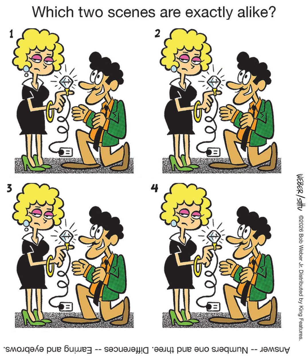 10/21/2026 Slylock Fox four-scene comparison comic