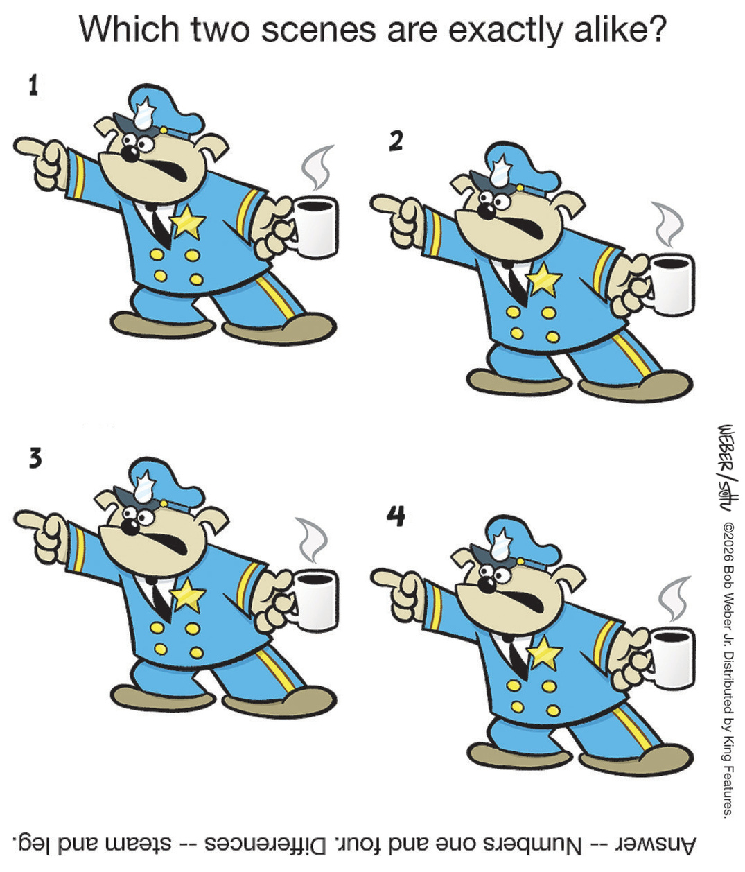 10/24/2026 Slylock Fox four-scene comparison comic